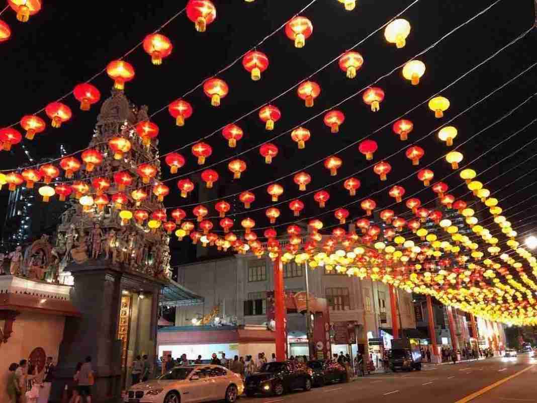 Nouvel-An-chinois-CC Préparatifs et décorations du Nouvel An chinois - rue de Chinatown Singapour